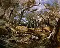 106. Pompeo Mariani, La raccolta delle olive a Bordighera, 1917