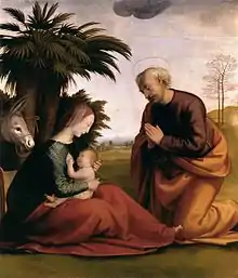 Fra Bartolomeo, 1500, an early Italian example, at the start of the popularity of the subject.