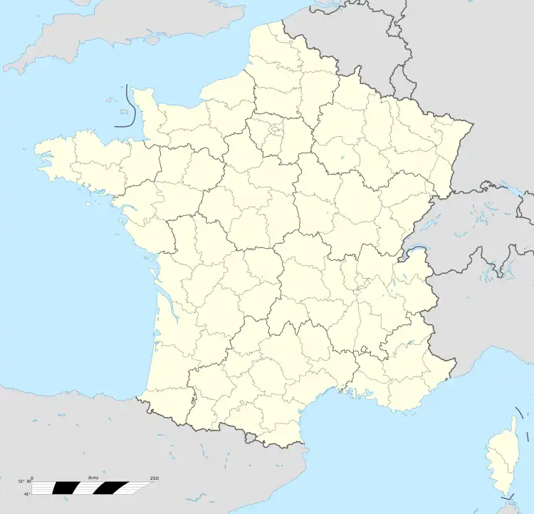 Location within France