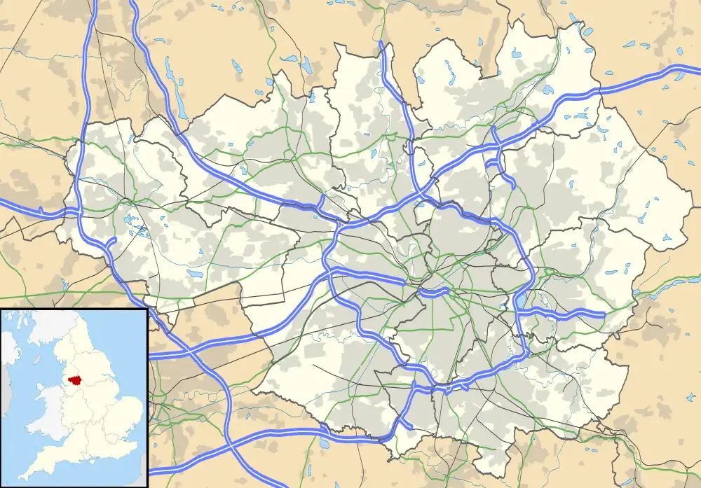 Compstall is located in Greater Manchester