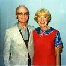 Beulah Gundling and her husband Henry Gundling (left) in 1980