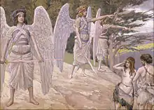 Adam and Eve Driven From Paradise by James Tissot, c. 1896-1902