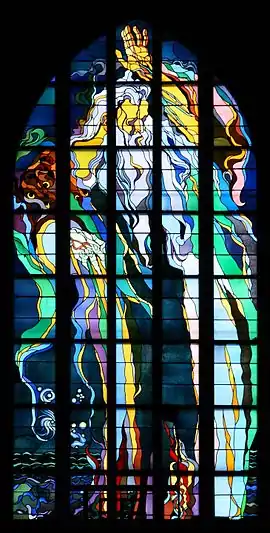 Stanisław Wyspiański, stained glass for  St. Francis's Church in Kraków, ca. 1900