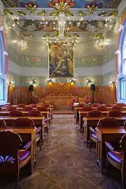 House Under the Globe in Kraków - interior by Józef Mehoffer