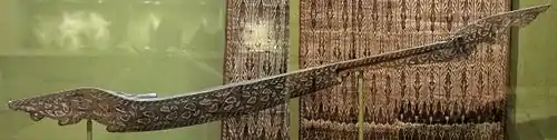 Maguindanao, Philippines. Kutiyapi decorated with ukkil motifs.