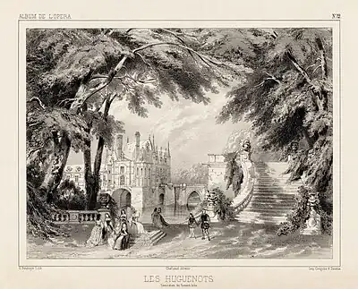 Meyerbeer - Les Huguenots - Décor Acte II