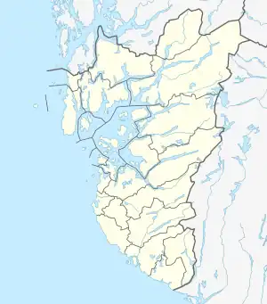 Kjeragfossen is located in Rogaland
