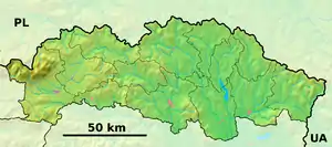 Modra nad Cirochou is located in Prešov Region