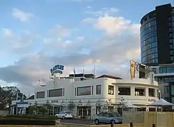 The art-deco Raffles Hotel