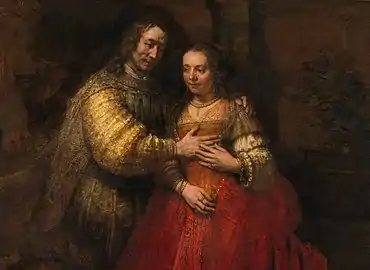Image 12Rembrandt van Rijn, The Jewish Bride, ca. 1665–1669 (from History of painting)