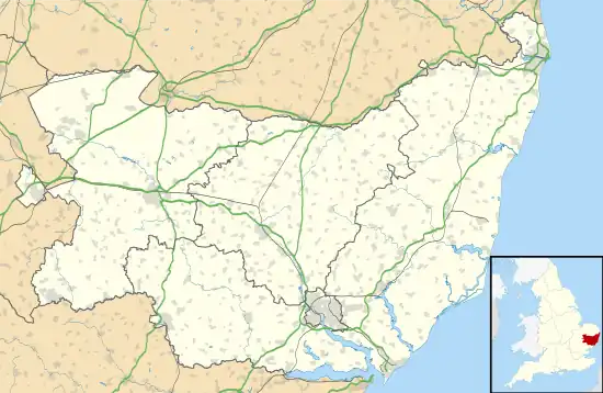 Mendlesham transmitting station is located in Suffolk