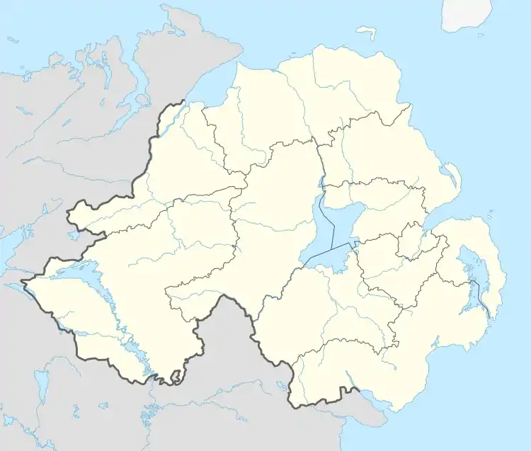 Strabane transmitting station is located in Northern Ireland