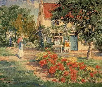 Summer Day at the Painter's Home